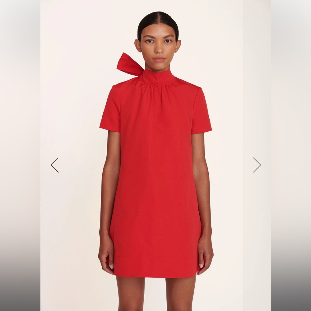 STAUD Mini Ilana Dress Poinsettia, Size XS